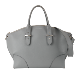 Legend Tote, Leather, Grey, 419787, 2*